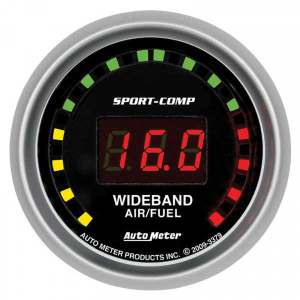 Autometer Sport-Comp 52mm Digital Wideband Air/Fuel Ratio Street Gauge