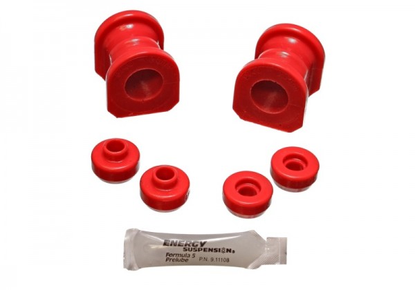 Energy Suspension 89-94 Nissan 240SX (S13) Red 24mm Front Sway Bar Bushing Set