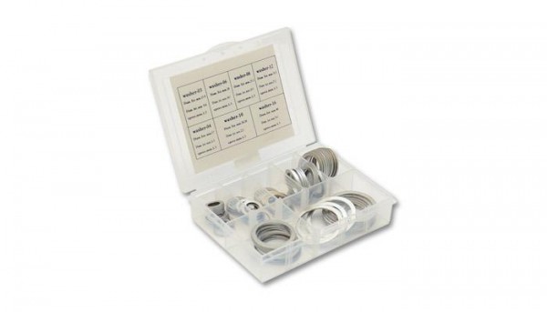 Box Set of Crush Washers - 10 of each Size: -3AN to -16AN