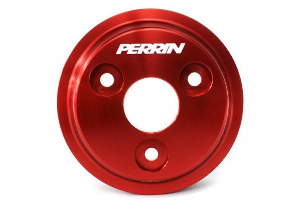 Perrin 2015 Subaru WRX Lightweight Water Pump Pulley - Red