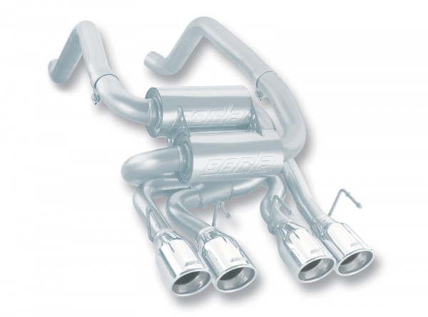 Borla 05-08 Corvette Convertible/Coupe 6.0L/6.2L 8cyl SS inS-Typein Exhaust (REAR SECTION ONLY)