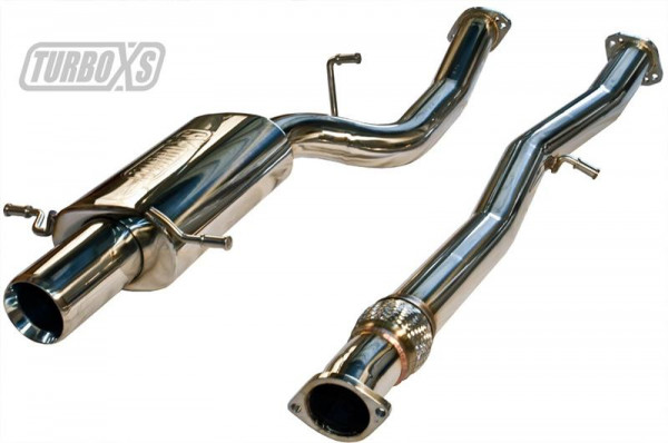 Turbo XS 02-07 WRX-STi Catback Exhaust Polished Tips