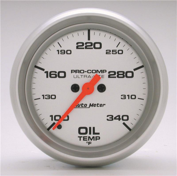 Autometer Ultra-Lite 2-5/8in 100-340F Oil Temp Gauge - Digital Stepper Motor