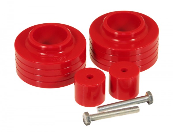 Prothane Jeep TJ 1in Lift Coil Spring Isolator - Red