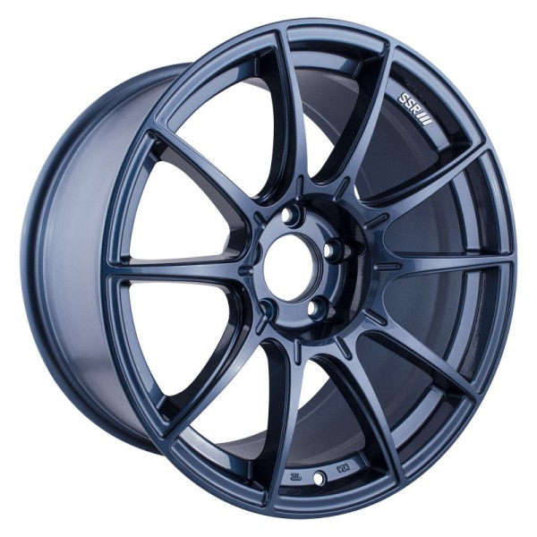 SSR GTX01 18x9.5 5x114.3 22mm Offset Blue Gunmetal Wheel (S/O, No Cancellations)