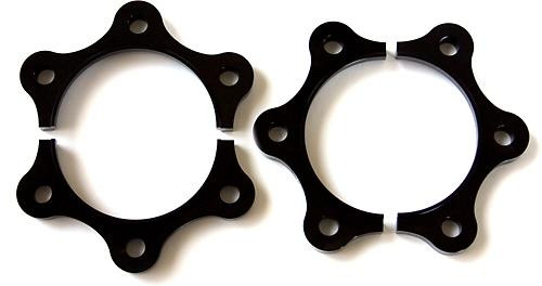 BLOX Honda S2000 Racing Half Shaft Spacers-Silver (Recommended for vehicles lowered 1.25in or more)