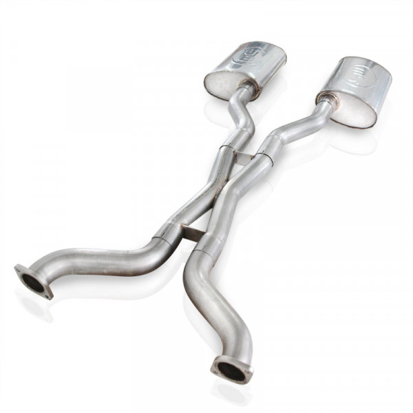 Stainless Works 2003-11 Crown Victoria/Grand Marquis 4.6L 2-1/2in Exhaust S-Tube Mufflers No Tips