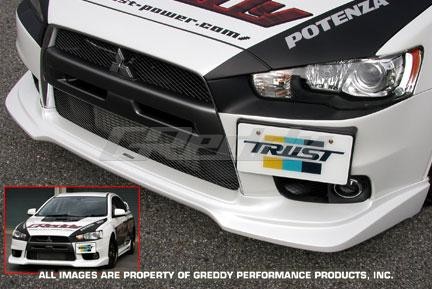 GReddy 08+ Mitsubishi Evolution X Urethane Front Lip Spoiler **Must Ask/Call to Order**